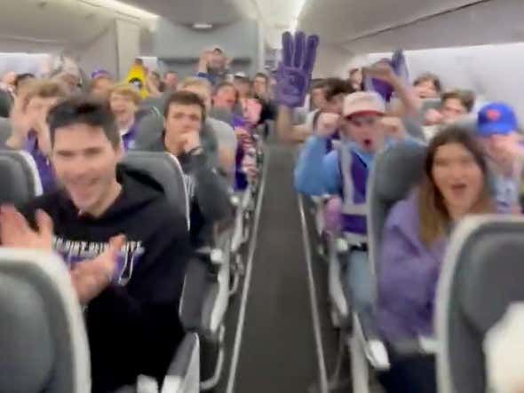 High Point Making A Strong Case For Best School In America - Chartered An Entire Plane Of Students To Providence For Its Game vs Purdue buff.ly/so6JLLM