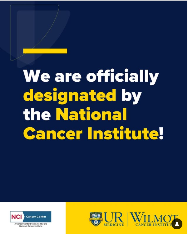 Kamil Malshy (@kamil_malshy) on Twitter photo 🎉 Big news! Wilmot Cancer Institute has officially earned NCI designation! 🏅 Congratulations to <a href="/DrJFriedberg/">Jonathan Friedberg</a> and the entire team on this remarkable achievement.
<a href="/UR_Med/">UR Medicine</a> <a href="/URochester_SMD/">URochester SMD</a>
#CancerResearch 🎉 Big news! Wilmot Cancer Institute has officially earned NCI designation! 🏅 Congratulations to <a href="/DrJFriedberg/">Jonathan Friedberg</a> and the entire team on this remarkable achievement.
<a href="/UR_Med/">UR Medicine</a> <a href="/URochester_SMD/">URochester SMD</a>
#CancerResearch