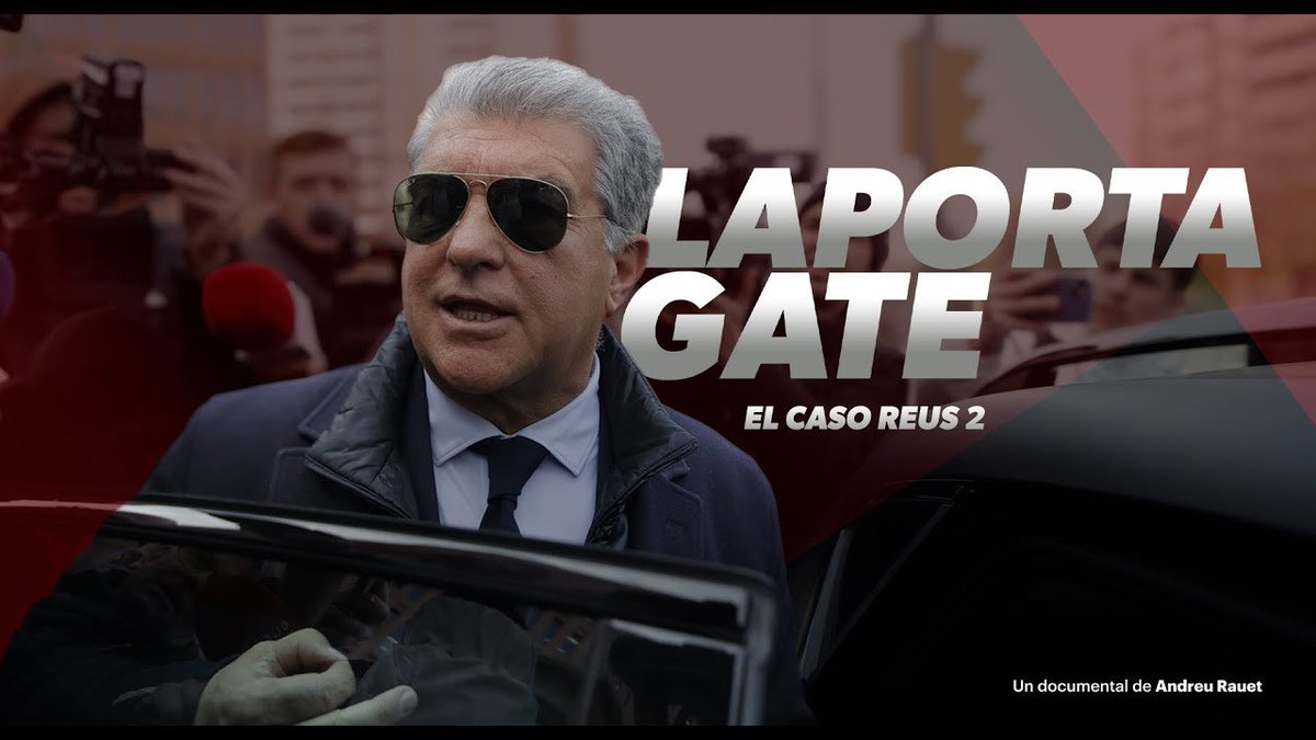 🎥 Laporta Gate (@laportagate) on Twitter photo 🚨 30 mil personas ya han visto el LaportaGate, el documental de <a href="/AndreuRauet/">Andreu Rauet</a>
No te lo pierdas!👇🏻
youtu.be/FntXc4fibio?si… 🚨 30 mil personas ya han visto el LaportaGate, el documental de <a href="/AndreuRauet/">Andreu Rauet</a>
No te lo pierdas!👇🏻
youtu.be/FntXc4fibio?si…