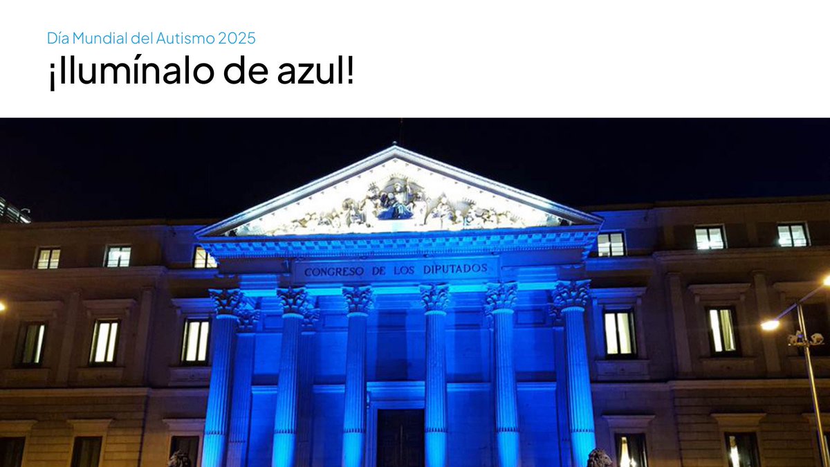 ¿Nos ayudas a teñir tu ciudad de azul el #DiaMundialAutismo? Cientos de monumentos y edificios se iluminarán el #2abril como muestra de apoyo a las personas con #autismo 💙. 
¡Ayúdanos a alcanzar una cifra récord! ➡️Descubre cómo en diamundialautismo.com/iluminalo-de-a… #LIUB #IluminaDeAzul
