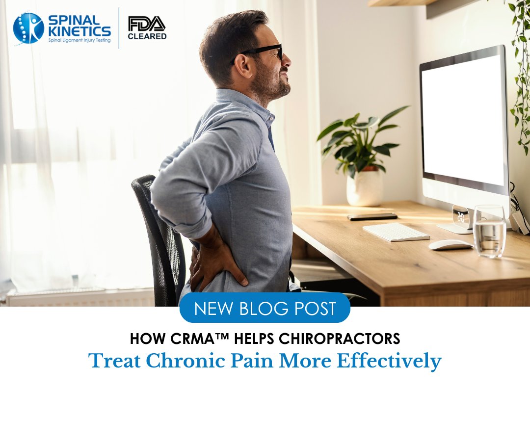 Spinal_Kinetics's tweet photo. 🚨 Chronic pain starts with undiagnosed spinal injuries.

MRIs &amp; X-rays miss spinal ligament instability—CRMA™ doesn’t!

📖 See how CRMA™ helps chiropractors diagnose &amp; treat chronic pain.
🔗 https://t.co/lYj3pr8EUU

#ChiropracticCare #SpinalInjury #CRMA #Chiropractors https://t.co/lNrczBlvlO