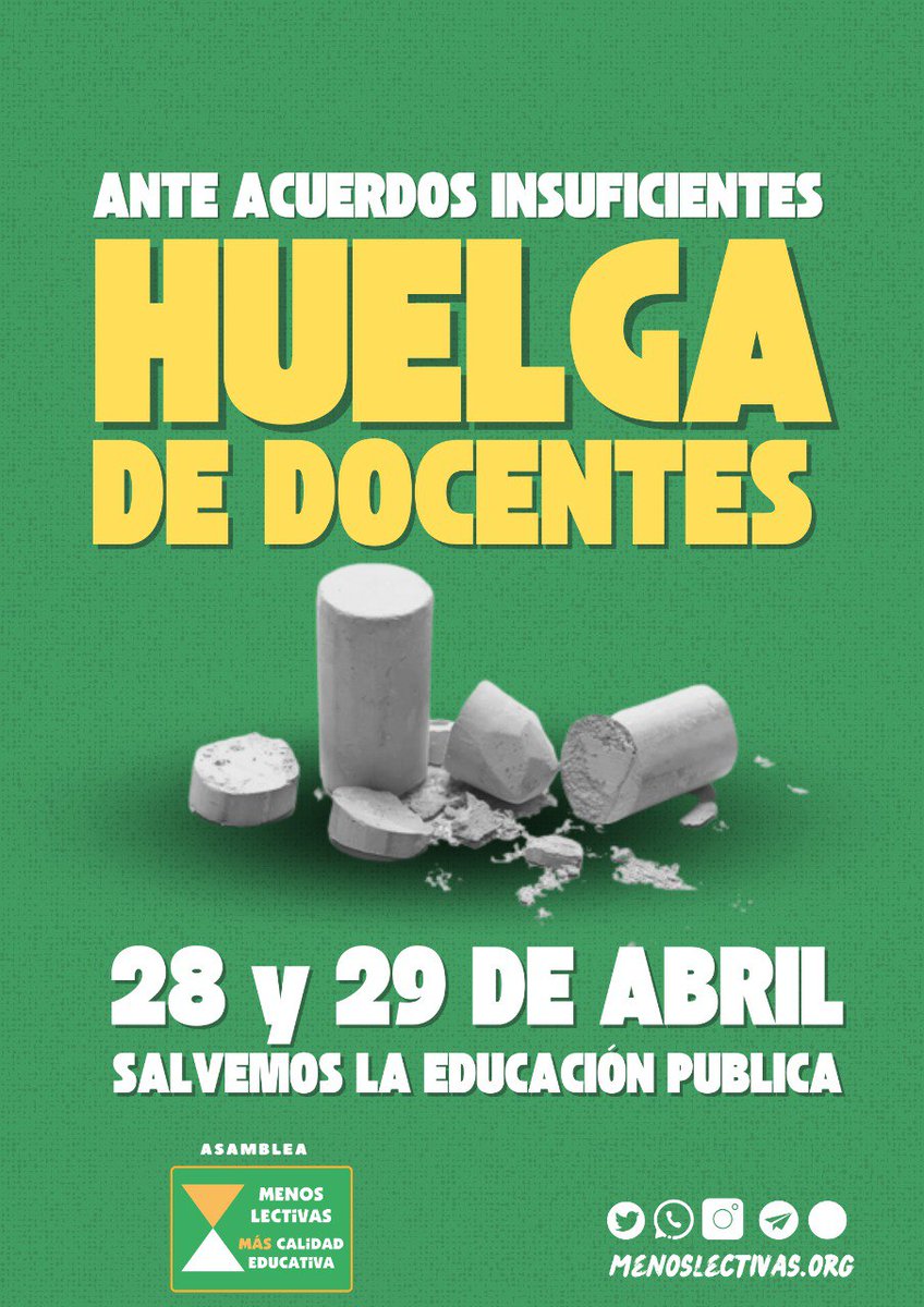 Asamblea Menos Lectivas #SalvemosLaPública tweet media