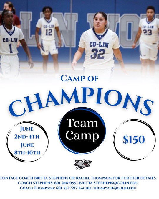 RESERVE YOUR SPOT NOW 🐺
For additional questions and information please feel free to reach out to contact info provided in graphic.