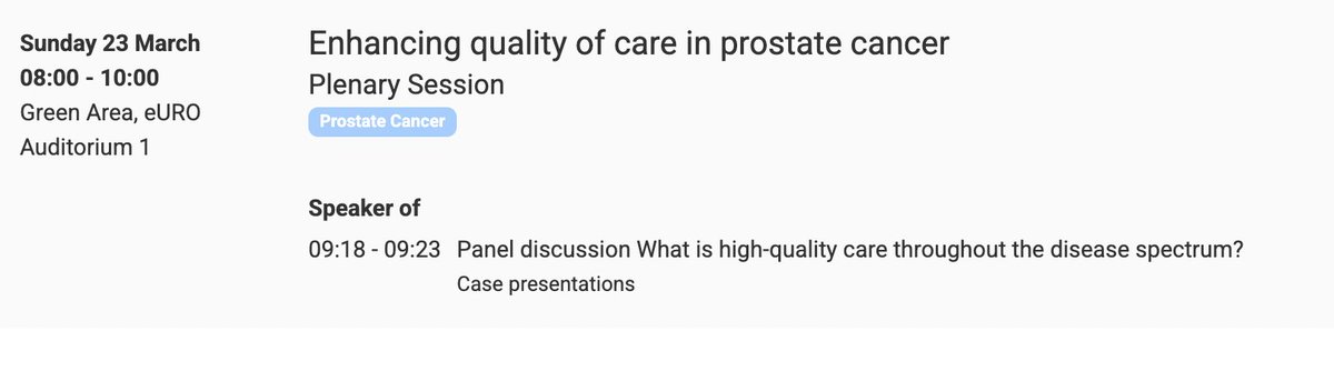 NICOLETTIRosse1's tweet image. Dear @uroweb, heartfelt thanks for the opportunity to present three PCa cases in the plenary session on sunday
What an honor!!
Hope to be up to the task! 🤞✨ #EAU2025