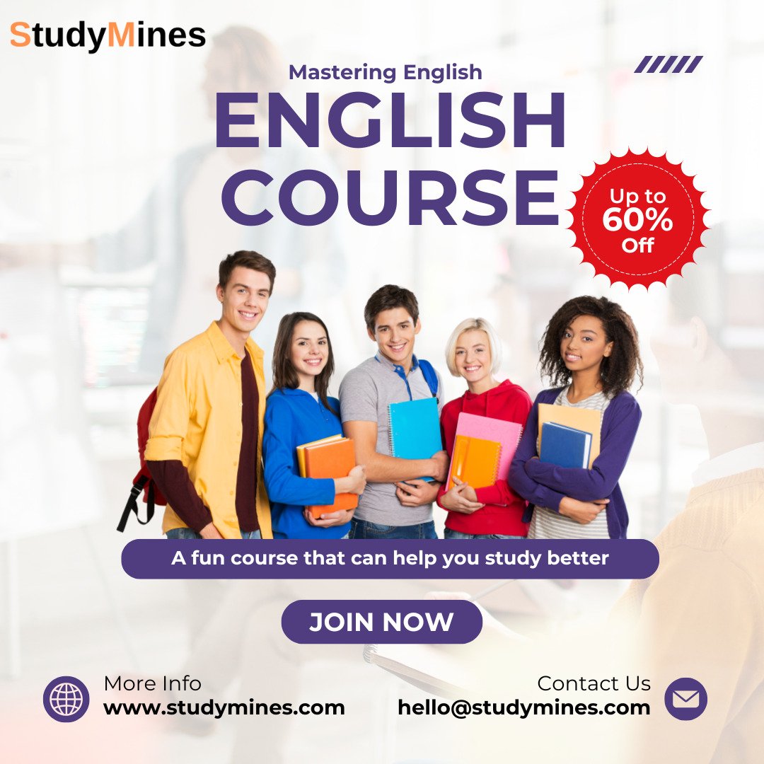 studymines_app's tweet photo. "Unlock your potential, one word at a time. 📚✨ Join our English course and elevate your skills! 

✌️60% Special offer 
🚀 Visit now : https://t.co/uQaQ6t26FF
📧 hello@studymines.com

#LanguageLearning #EnglishCourse #GrowYourSkills https://t.co/6HQGBLsBbr