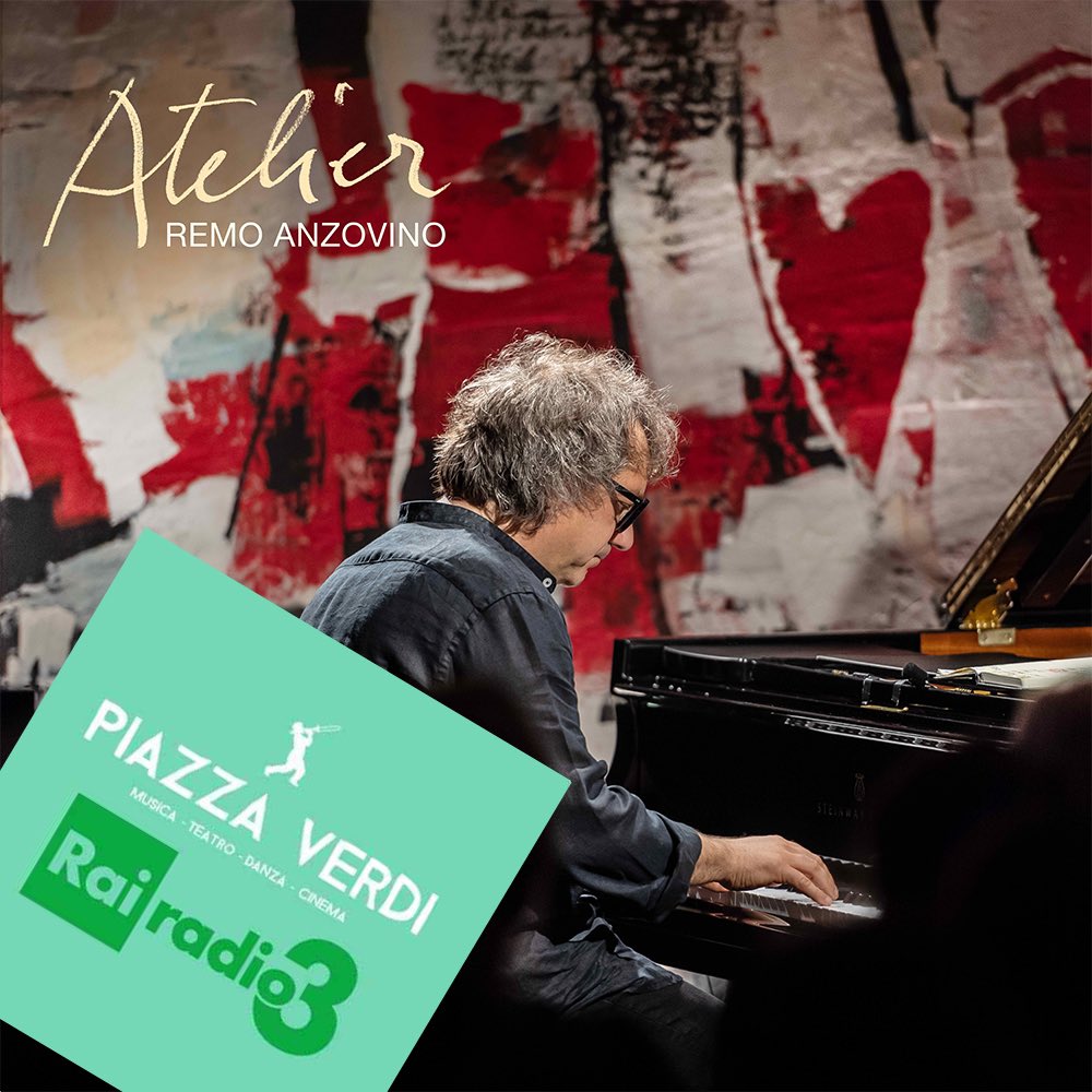 Sabato 22 marzo, ore 15.40, <a href="/remoanzovino/">Remo Anzovino</a> sarà ospite in diretta a #PiazzaVerdi <a href="/Radio3tweet/">Rai Radio3</a> dove parlerà del suo nuovo album #Atelier , del suo tour, ed eseguirà alcuni brani dal vivo.