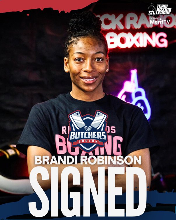 💥 BREAKING NEWS 💥 

Chicago fighter, Brandi Robinson (126lbs), signs  onto @teamcmbtleague for season 3! 👀 #RickRamosBoxing #HitzBoxing 

⭐️: <a href="/MS_FLASH5/">⚡Brandi Robinson⚡</a>
🪓: Boston Butchers