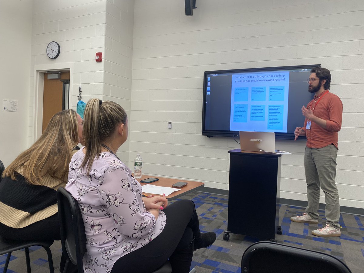 Proud to be part of a company, <a href="/carnegielearn/">Carnegie Learning</a>, that co-designs with teachers, students, and administrators. I think <a href="/BarryMalkin/">Barry Malkin</a> said it best at our all-company meeting: “The customer voice is our oxygen.” It was a great couple days at Passaic, NJ.