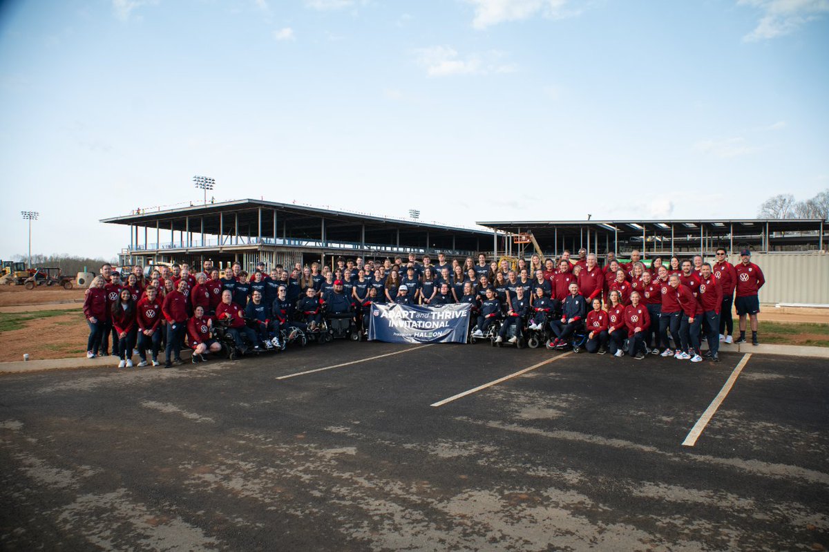 The #UScpWNT, #USdeafMNT, #USdeafWNT &amp; #USpowerNT stopped by the Arthur M. Blank U.S. Soccer National Training Center to see the latest progress!

#ADAPTandTHRIVE Invitational presented by Haleon