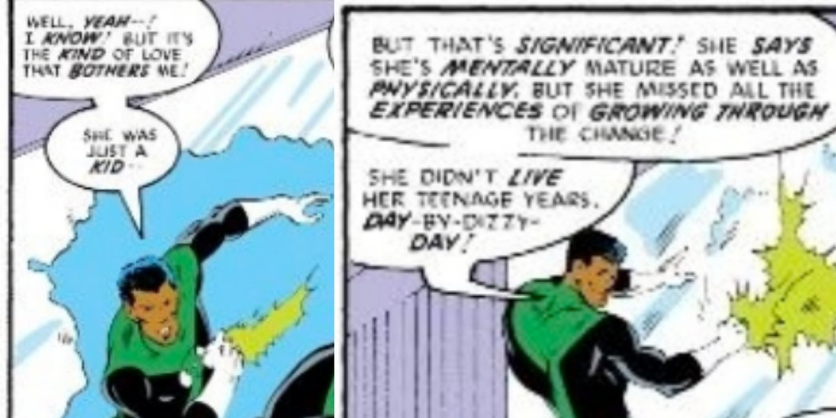 476_MN's tweet photo. Can't believe this the people's Green Lantern, could NOT BE MINE

#JohnStewartbetter #GoEasyOnTheYoungOnes #WasntCleanWhatYouSaid #TalkingCrazy #LookingCrazy #YouLookRidiculous #WhatDoYouMeanWhatAge #WhatDoYouMeanBuddy #WeGonnaKeepOurChildrenAwayFromYou #StopTouchingTheLittleOnes https://t.co/dJVQzDrnHg