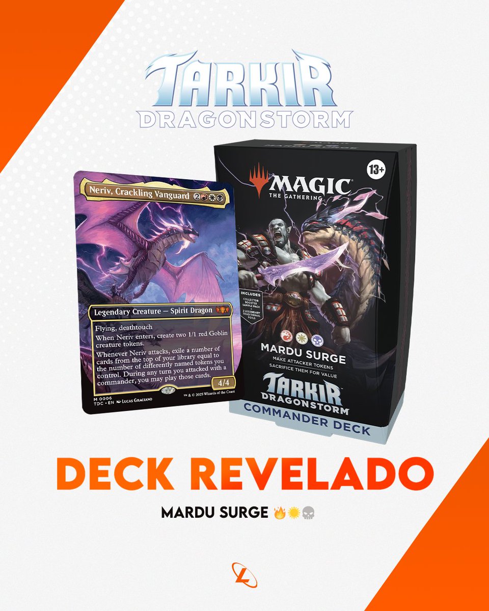 ligamagicbr's tweet photo. O segundo dos 5 decks de Commander de #MTGTarkir foi revelado.
Aqui você confere as lendas exclusivas do deck Mardu Surge, mas na LigaMagic tem a lista todinha: https://t.co/tHsxGc3TTH
#magicthegathering #mtgcommander #mtgcmd https://t.co/ViCv2y2QSa