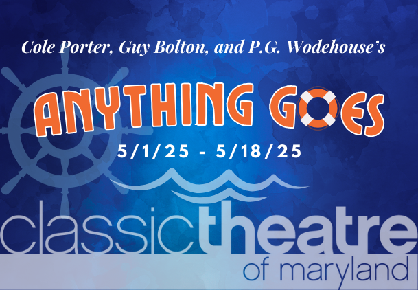 CTM is bringing Broadway to Annapolis this summer with Anything Goes, sailing onto the main stage May 1–18! Don’t miss this dazzling classic filled with show-stopping numbers and nonstop fun—secure your seats today! 
🌐 ow.ly/HnQr50VlJHY