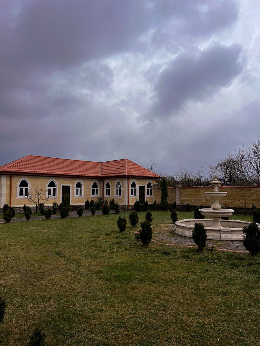 Beautiful mosque in Ossetian village Elkhot