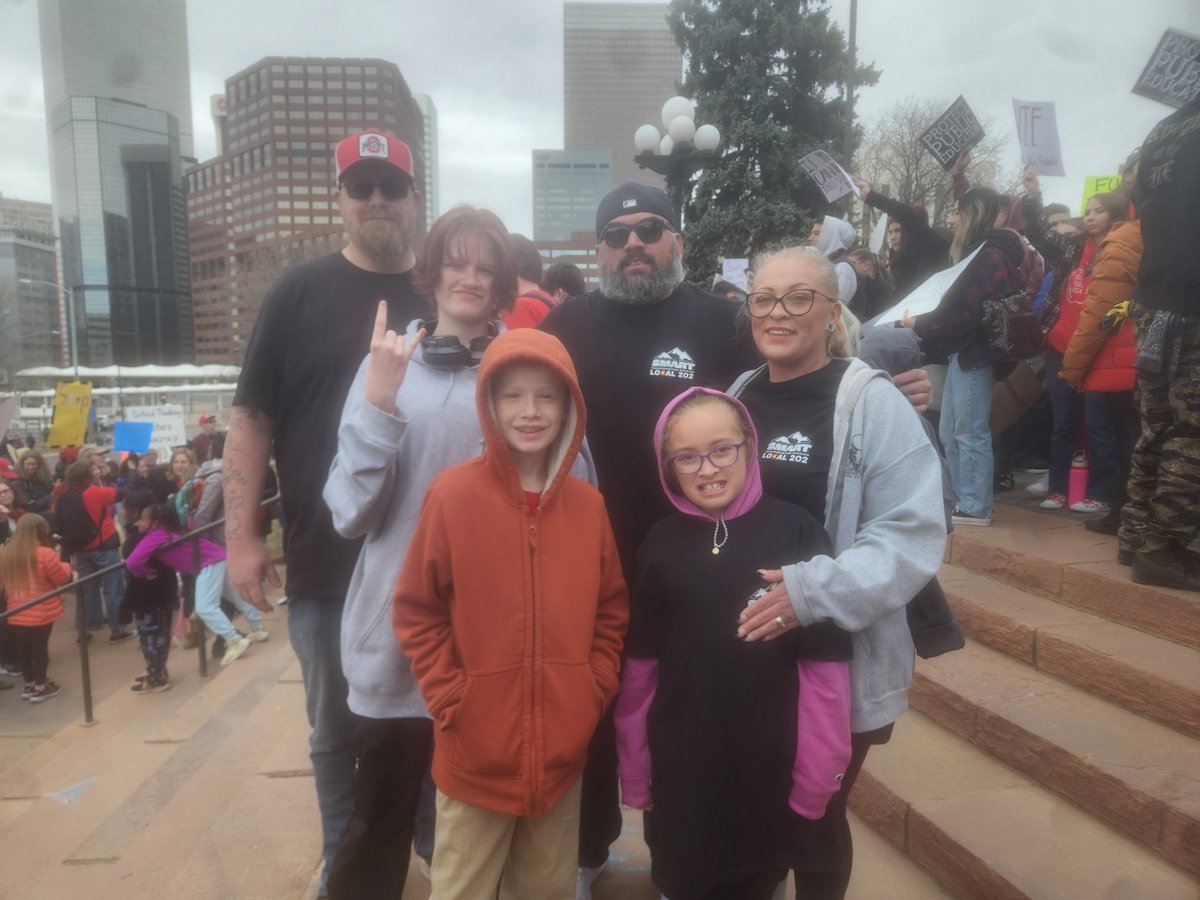 SMARTLocal202's tweet image. SMART-TD Railroad Workers stand with Colroad teachers at @ColoradoEA "Red for Ed" rally in Denver.  #RedforEd #Teachers @smartunionworks @SMARTunionTD @AFLCIOCO