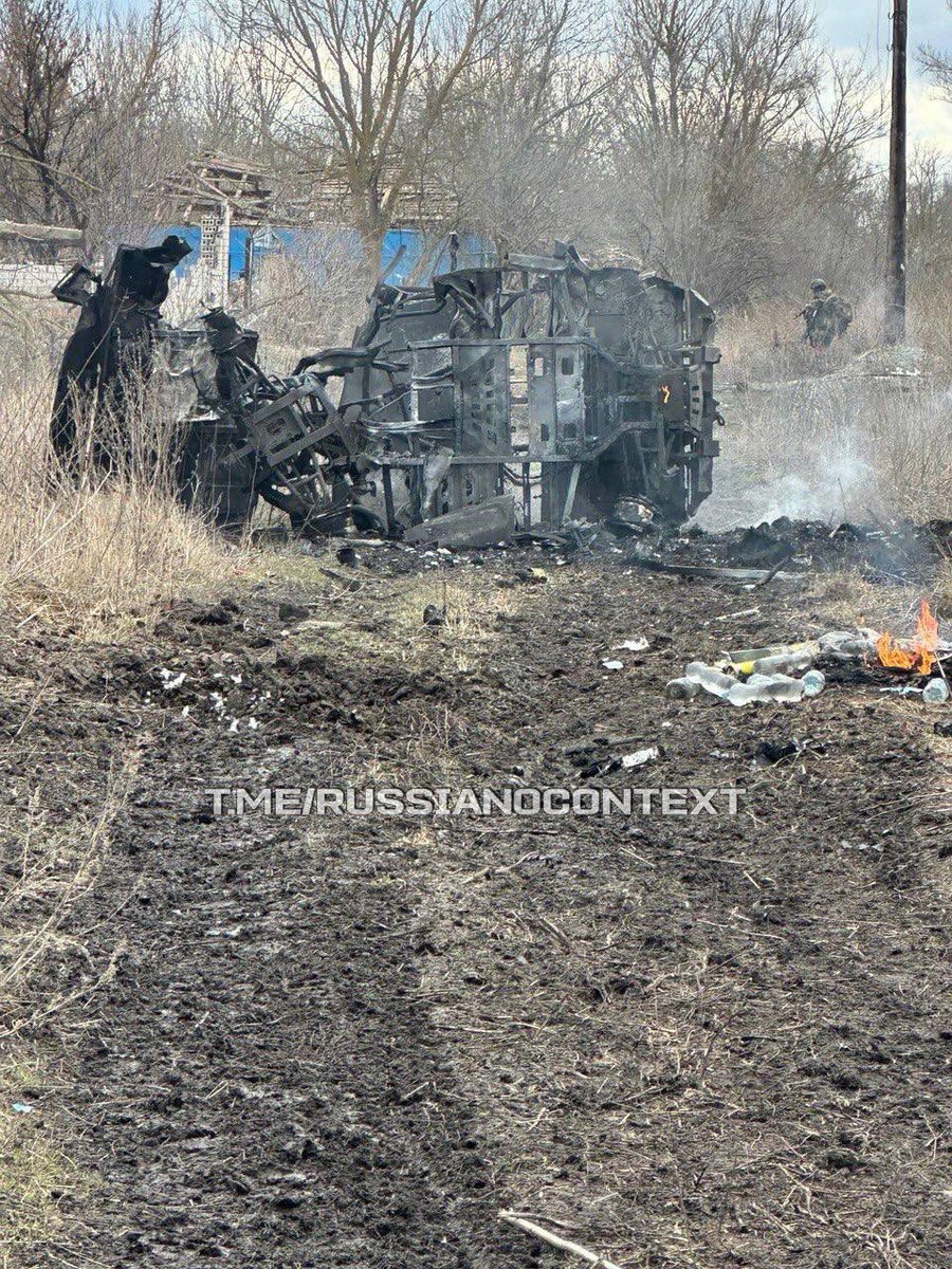 wartranslated's tweet photo. Russians wanted to cross the river in the Kursk region, but something went wrong again. https://t.co/8QYSWACdC8