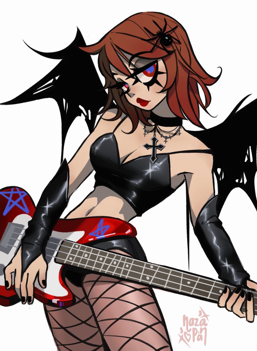 Un dibujito más de mi oc, realmente me gusta mucho los estilos alternativos y la música c: 

#illustration