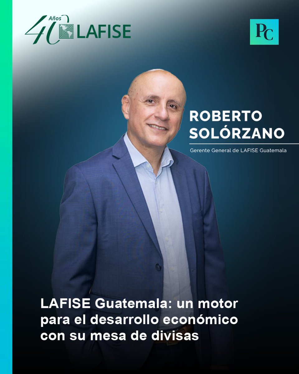 "El sector financiero se basa en relaciones y confianza" – Roberto Solorzano, Gerente General de <a href="/LAFISEGTM/">LAFISE Guatemala</a>.

Con 23 años de trayectoria, su liderazgo ha consolidado a LAFISE Guatemala como un aliado estratégico para empresas que buscan soluciones personalizadas, en cambio de