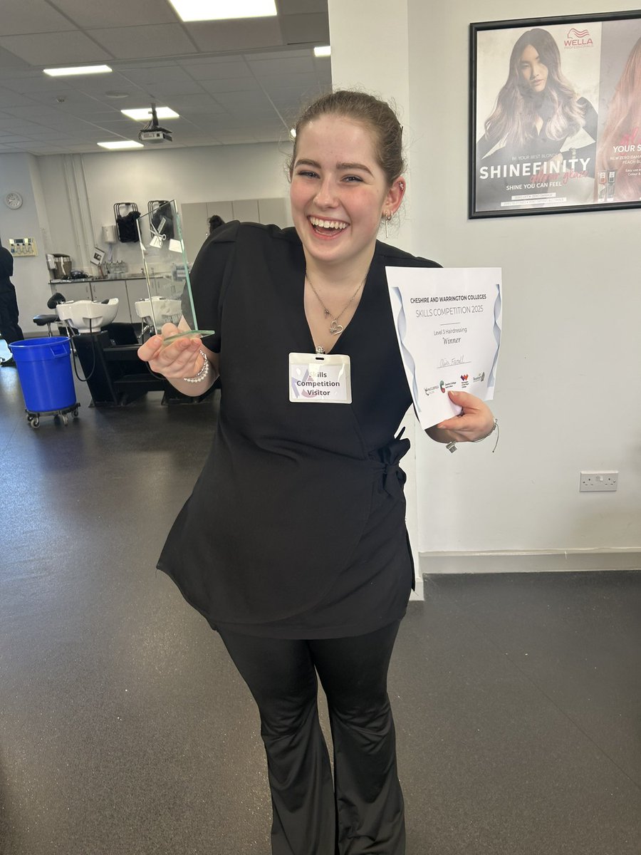 Anne Pickering #FE (@annepickering) on Twitter photo Had a fabulous day at the Cheshire and Warrington Skills Competitions Huge Congratulations to Olivia and Caitlin on achieving first and second place in the L3 hairdressing competition. Amazing skills. Thankyou to Macclesfield college for your hospitality <a href="/CheshireCollSW/">Cheshire College - South & West</a> Had a fabulous day at the Cheshire and Warrington Skills Competitions Huge Congratulations to Olivia and Caitlin on achieving first and second place in the L3 hairdressing competition. Amazing skills. Thankyou to Macclesfield college for your hospitality <a href="/CheshireCollSW/">Cheshire College - South & West</a>