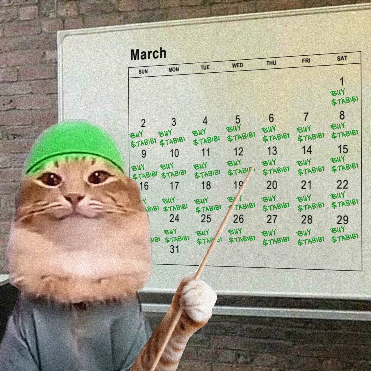 When she asks why we can’t spend much time together in March