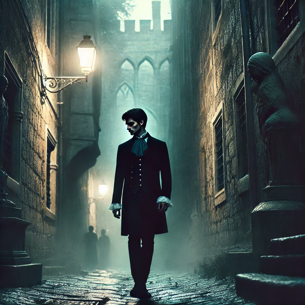 DeadMannered's tweet photo. Every city where I found refuge gave me unique sensations. Walking through narrow streets, I felt the warmth of ancient legends enveloping me, allowing me to forget, for a moment, the endlessness of my existence.
#Vampire #EternalNight #TimelessSoul #LostEras #NocturnalAdventures #HistoryAndMystery #ImmortalWanderer