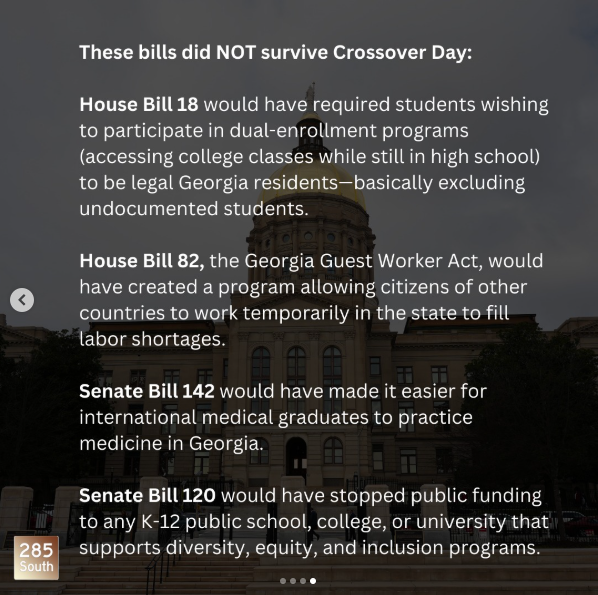 GALEO Impact Fund (@galeoimpactfund) on Twitter photo Reposted from <a href="/285southatl/">285 South News</a>: This month, the Georgia General Assembly reached Crossover Day—when bills must pass to become law. Local orgs monitoring legislation: <a href="/galeoimpactfund/">GALEO Impact Fund</a> @cairgeorgiaofficial @lcf_georgia 🗞️ Check our latest story for the laws that survived. Reposted from <a href="/285southatl/">285 South News</a>: This month, the Georgia General Assembly reached Crossover Day—when bills must pass to become law. Local orgs monitoring legislation: <a href="/galeoimpactfund/">GALEO Impact Fund</a> @cairgeorgiaofficial @lcf_georgia 🗞️ Check our latest story for the laws that survived.