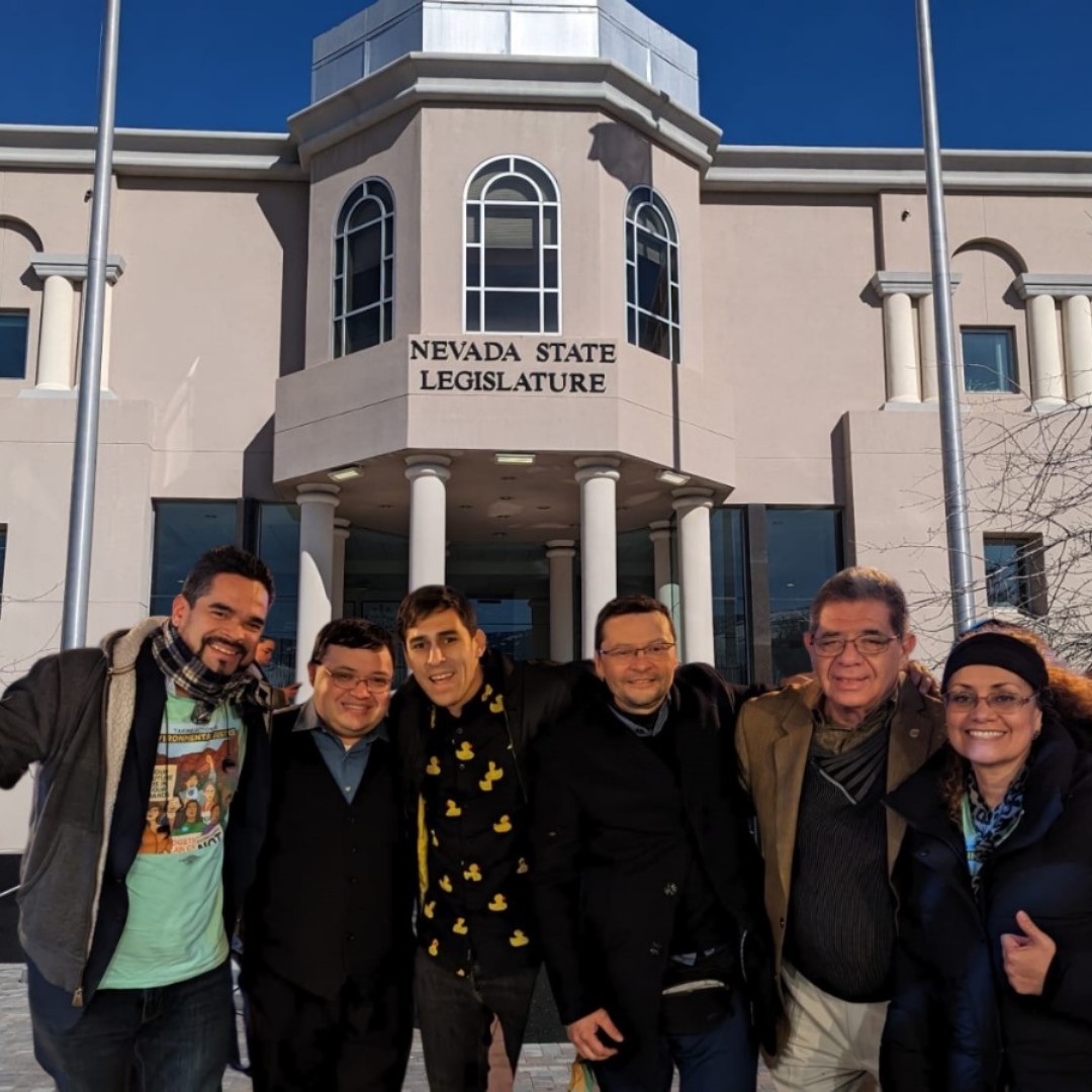 Chispa_NV's tweet image. It's #ThrowbackThursday! As we gear up for our March + April #NVLeg efforts, we're looking back at the 2023 session + the time spent with our members in #CarsonCity. 📣

Join us next week to learn how you can get involved at this year's session! 🚨👇

mobilize.us/lcvchispa/even…