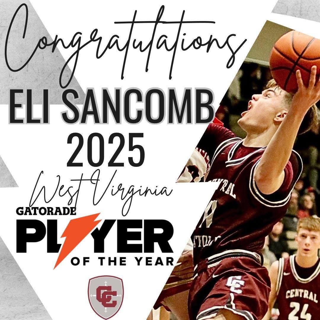 KalivodaTodd's tweet photo. Congratulations to Eli Sancomb WV Gatorade POY
#TKHS https://t.co/BdzagOY7RG