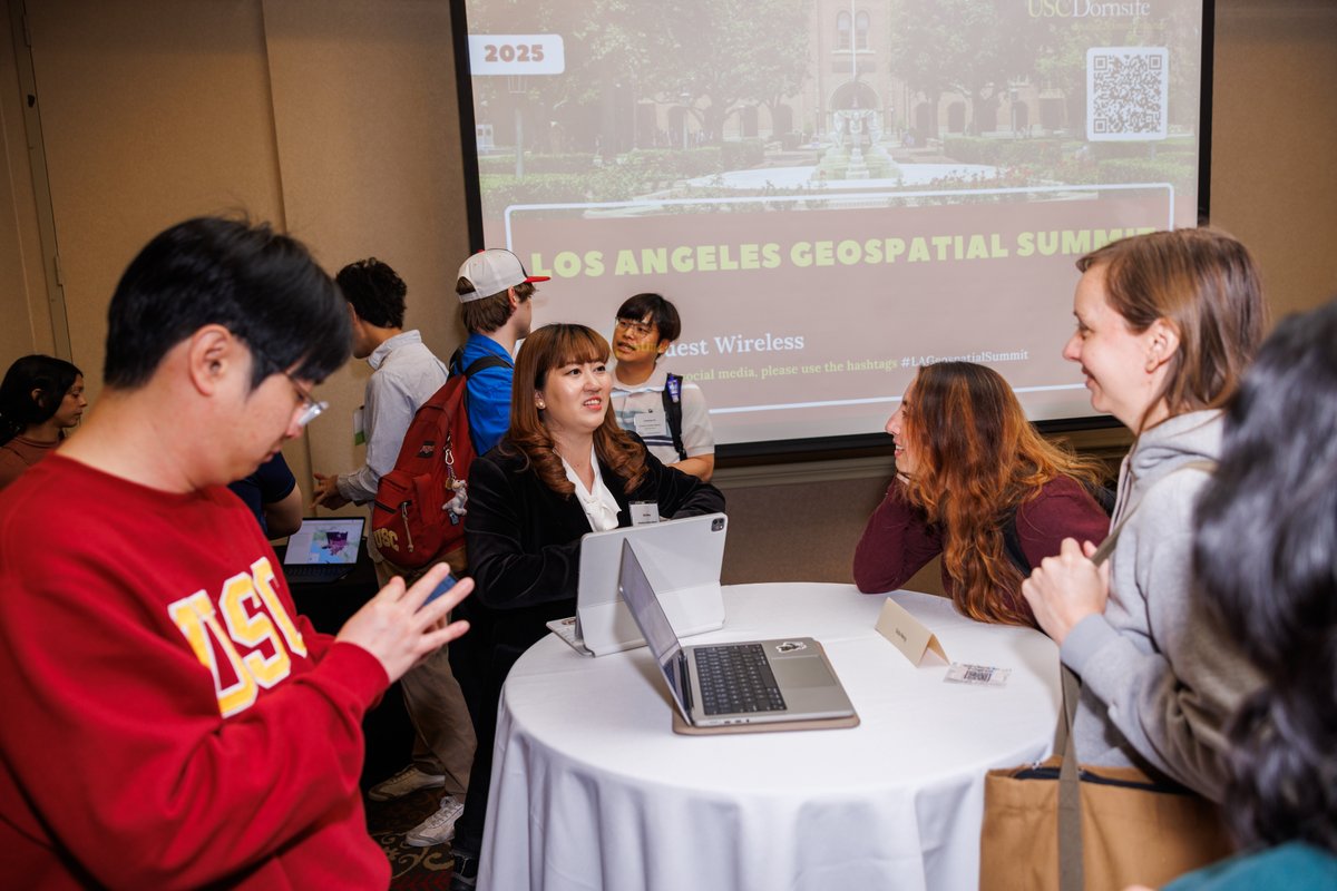 USC_SSI's tweet photo. Another year, another unforgettable #GeospatialSummit at the @USCHotel! A huge thank-you to all who attended, presented, and participated.
See you in 2026! ✌️❤️
#USCHotel @USCDornsife @USC #Geospatial https://t.co/WGGa8WH0qT