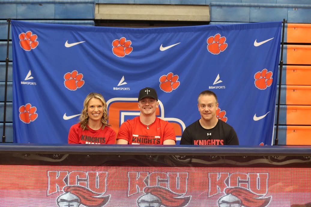 Congratulations, Gavin Owens! Today, Gavin signed with Kentucky Christian University to further his academic &amp; athletic career. We could not be more proud of the student-athlete Gavin is, the way he leads, &amp; the way he represents CCHS. We are excited to cheer him on!!