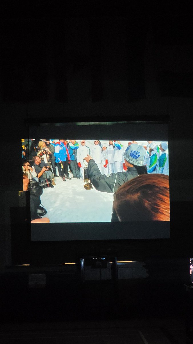 Grade 4 attended a presentation by Brian Gaudet, organized through the NB Sports Hall of Fame. He was inducted into the Moncton Sports Hall of Fame in 2022. He shared his experiences with wrestling/football &amp; took them on a virtual trip from his time at the 2010 Olympics! #PhysEd