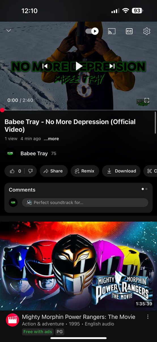 BabeeTray's tweet photo. No More Depression out now on YT❗️🪖 Link in my bio Let’s Goooo🌪️
#explore #explorepage #Babeetray #Nomoredepression #upcomingartist #Godovereverything #unsignedartist #faith #Newmusic #testimony #Stlmusic #musician #Stlouis #mentalhealth #mentalhealthmatters #positivevibes https://t.co/T90V1tLndo