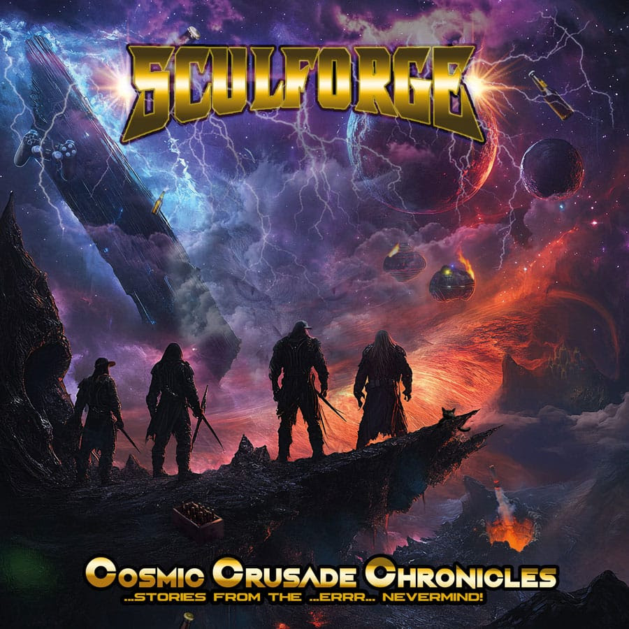 KMANRIFFSMetal's tweet photo. DETH DEKK DOMINIONS:🎧🆕🎧
SCULFORGE - Cosmic Crusade Chronicles 🇩🇪💠
2nd album from Berlin, German Speed/Power Metal outfit 💠
AL➡️https://t.co/un61YuMo6n 💠
#Sculforge #CosmicCrusadeChronicles #SpeedPower @MDDRecords #DDDMar20 #DethDekk #KMäN https://t.co/nrz2xppnHt