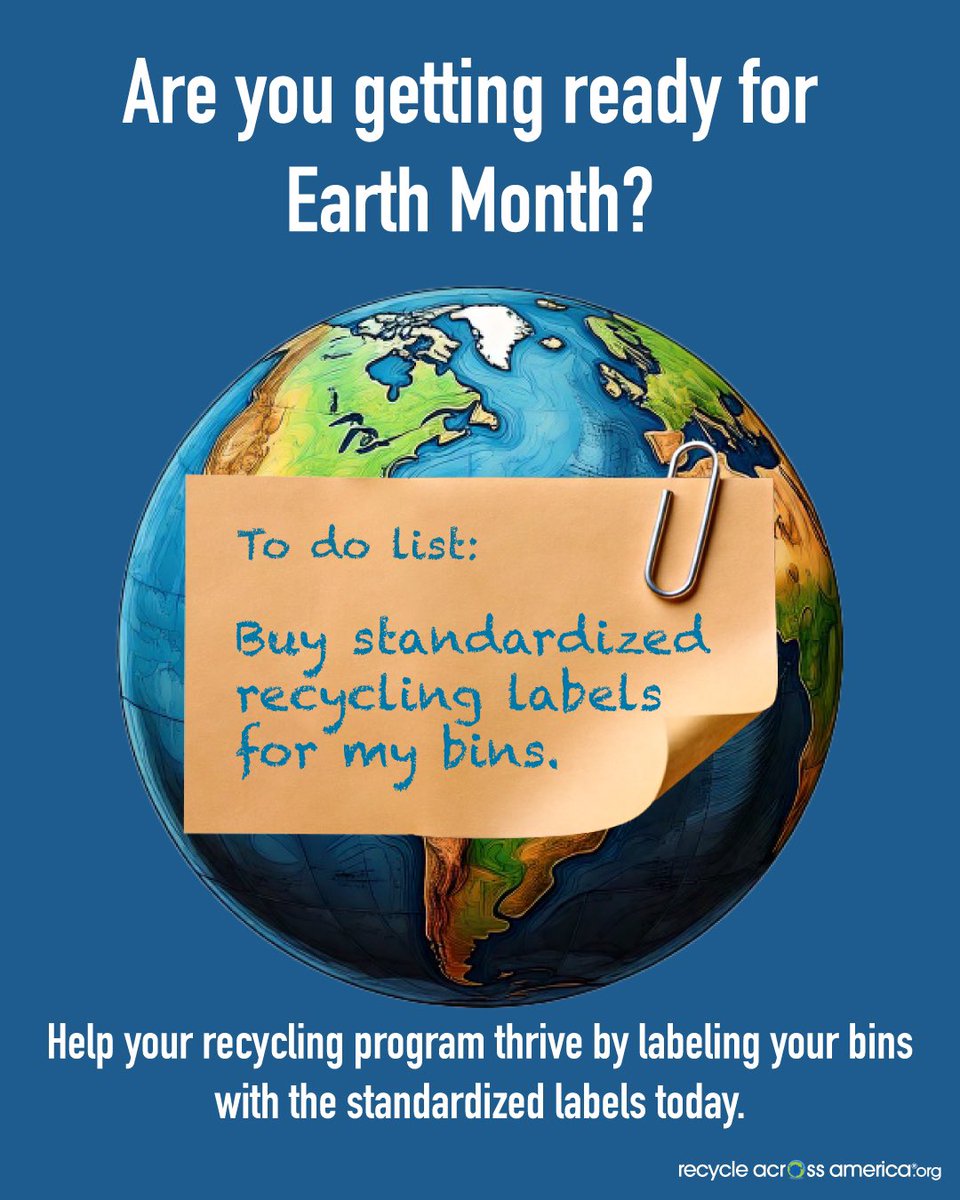 Help make recycling easier for all. Purchase the standardized labels for your bins! ♻️🚮

buff.ly/yBHXXw7