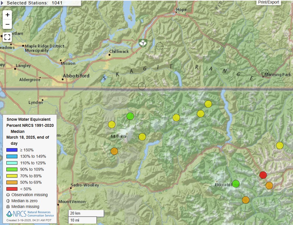 Enough Snow?

Interactive Maps. What stories they tell! Here’s a good one.

 > tinyurl.com/upperskagit-sn…
 > skagiteec.org/blog

#climate #climatechange #snowpack #glaciers #reservoir #transboundary #skagit #skagitwatershed #skagitriver #firstnations #WAtribes