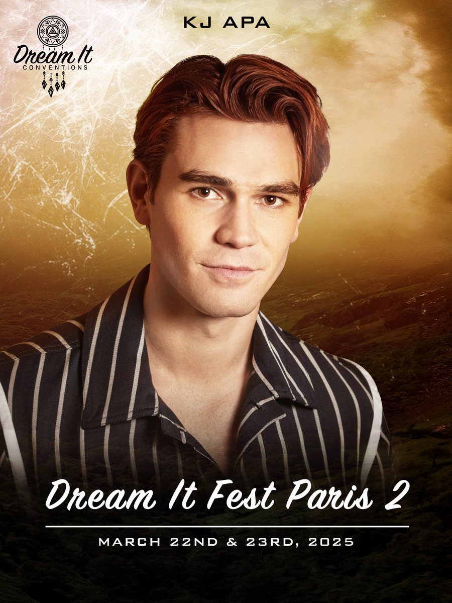 DreamitCon's tweet photo. #DIFParis2 Madelyn Cline, has to cancel her appearance at the event. K.J Apa who plays the role of Archie Andrews on Riverdale will be attending the event on both days (only the afternoon). // Madelyn Cline est contrainte d’annuler sa venue à la convention. K.J. Apa qui joue le rôle de Archie Andrews dans Riverdale assistera à la convention le samedi et le dimanche (l’après-midi uniquement).