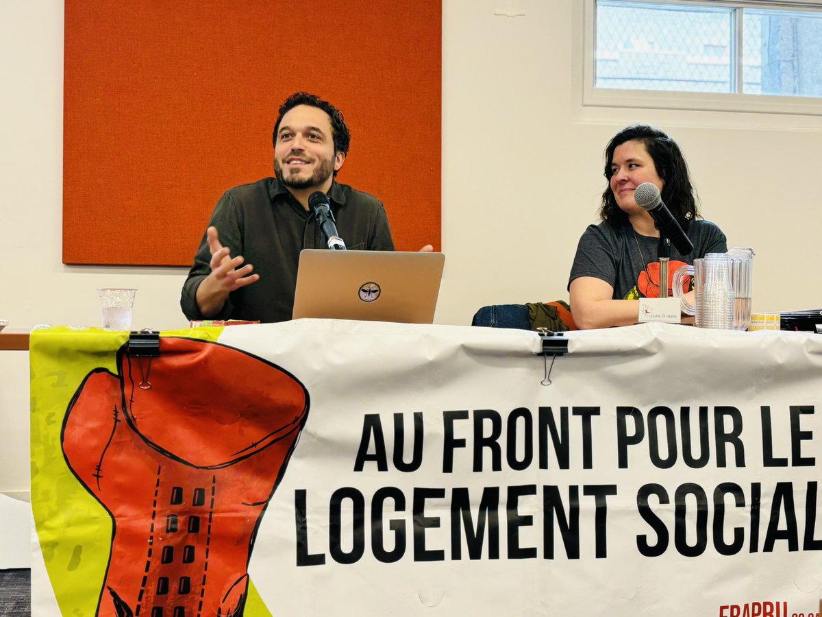 FRAPRU (@frapru) on Twitter photo Réuni•es en assemblée générale, les délégations de nos groupes membres accueillent chaleureusement <a href="/ricardo_tranjan/">Ricardo Tranjan</a> <a href="/ccpa/">@policyalternatives</a> qui présente son livre La classe locataire, récemment traduit en français Réuni•es en assemblée générale, les délégations de nos groupes membres accueillent chaleureusement <a href="/ricardo_tranjan/">Ricardo Tranjan</a> <a href="/ccpa/">@policyalternatives</a> qui présente son livre La classe locataire, récemment traduit en français