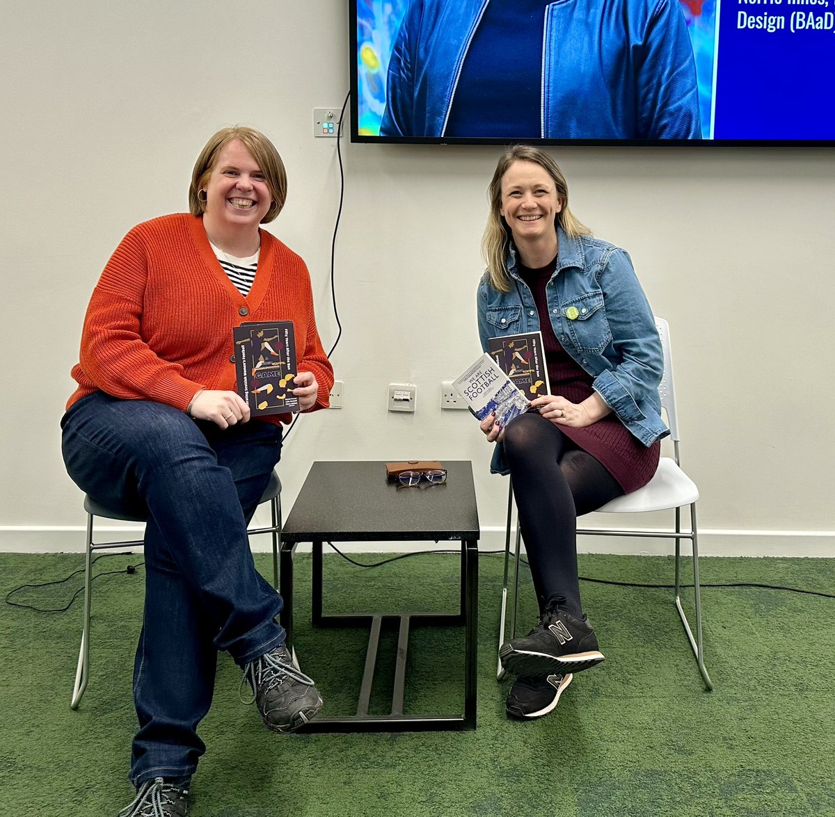 Professor Fiona Skillen (@fionaskillen) on Twitter photo <a href="/JulieMcNeill1/">Julie McNeill</a> and I had a great time tonight discussing and celebrating stories and poetry from Scottish football in <a href="/MostUnsuitable/">A Most Unsuitable Game</a> <a href="/Hampdeners/">🌳🏴 The Hampden Collection 🌍⚽️</a> with Masters students from <a href="/GCU_GSBS/">Glasgow Caledonian University GSBS</a> and <a href="/GCULondon/">GCU London</a>.
Thanks for inviting us. <a href="/JulieMcNeill1/">Julie McNeill</a> and I had a great time tonight discussing and celebrating stories and poetry from Scottish football in <a href="/MostUnsuitable/">A Most Unsuitable Game</a> <a href="/Hampdeners/">🌳🏴 The Hampden Collection 🌍⚽️</a> with Masters students from <a href="/GCU_GSBS/">Glasgow Caledonian University GSBS</a> and <a href="/GCULondon/">GCU London</a>.
Thanks for inviting us.
