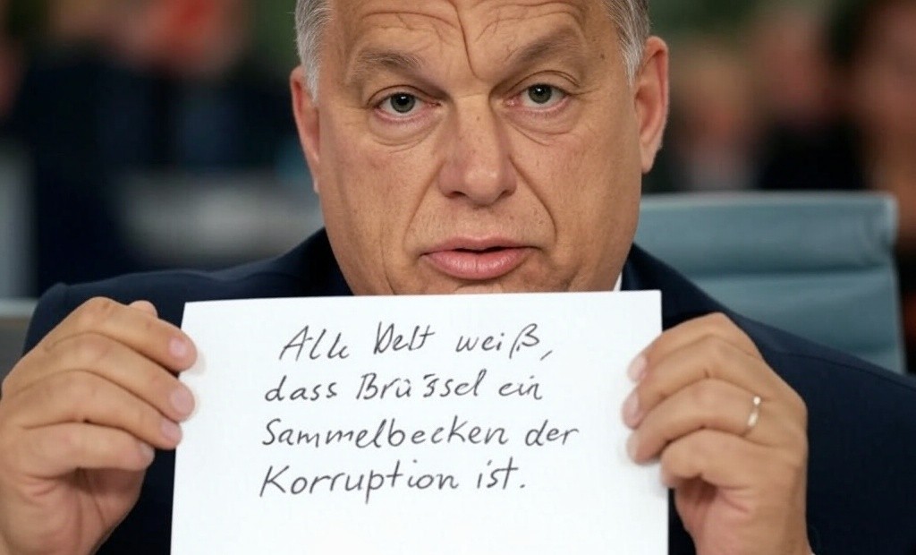🇭🇺Viktor Orban
(Ministerpräsident von Ungarn)

"Alle Welt weiss, das Brüssel ein Sammelbecken der Korruption ist!" 

Darf gern geteilt werden.