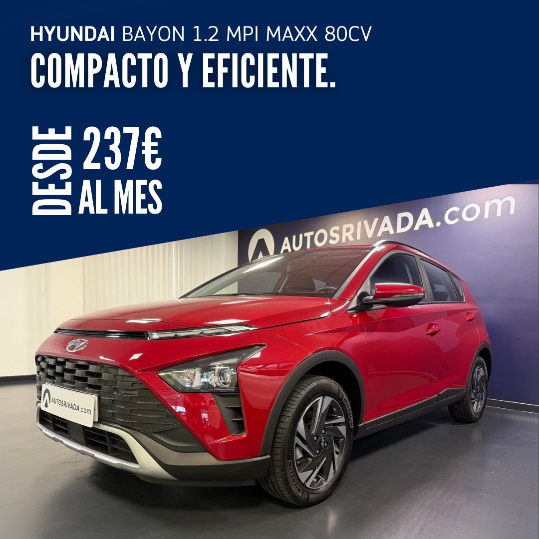 AutosRivada's tweet photo. Un SUV compacto diseñado para la ciudad 🏙, con un enfoque en eficiencia, tecnología 🤖 y diseño moderno, ofreciendo una alternativa ágil y versátil.

Más nfo en:
📩 marketing@autosrivada.com
📱 677298233
💻 https://t.co/oincOXO5Cf

#Hyundai #Bayon
#CochesPontevedra #AutosRivada https://t.co/dp7vbLsOff