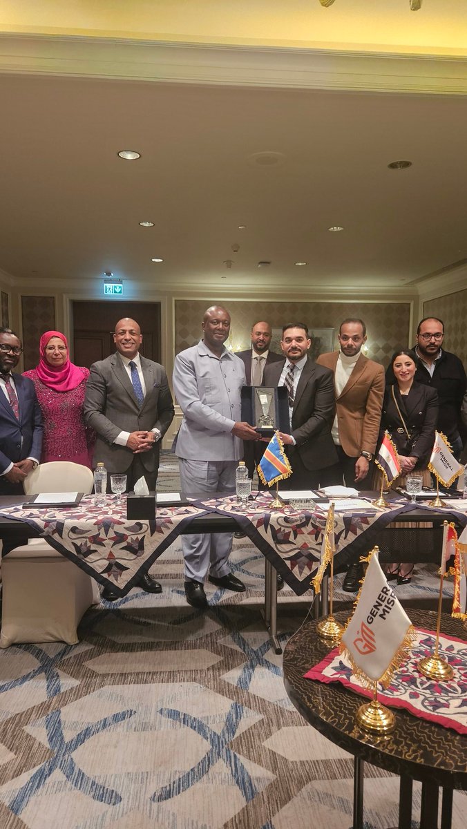 Le Caire, 20 mars 2025 |
#CoopérationEconomique

A l'occasion de la célébration du Iftar ramadanezque, 
j'ai eu le plaisir d'échanger et explorer les différentes opportunités de renforcement de la coopération dans le domaine de la production industrielle en #RDC avec les membres