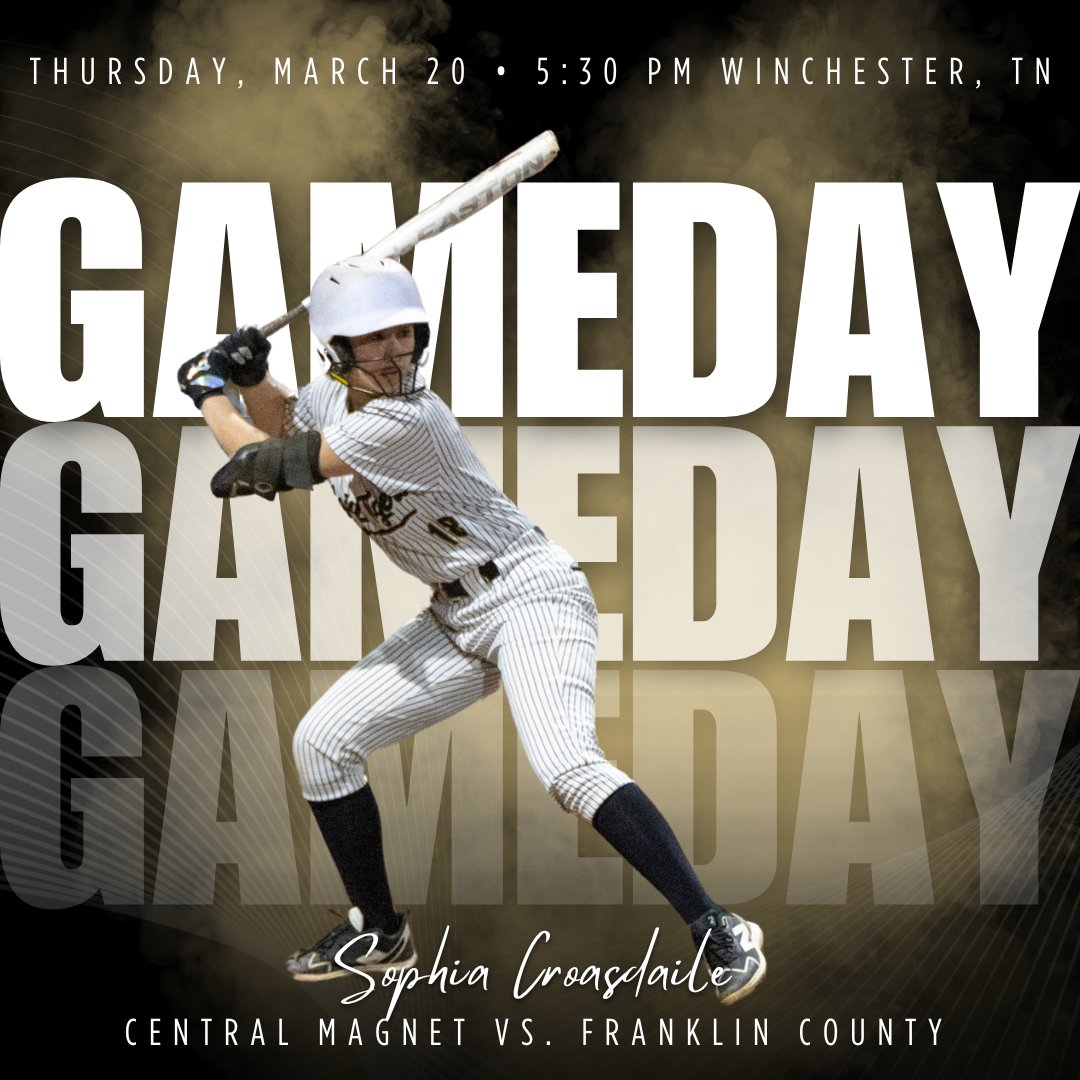 🚨🥎 Game Day 🥎🚨
🆚 at Franklin County
⏰ 5:30 
☀️ 45° 
🏟️ Winchester, TN
📺gc.com