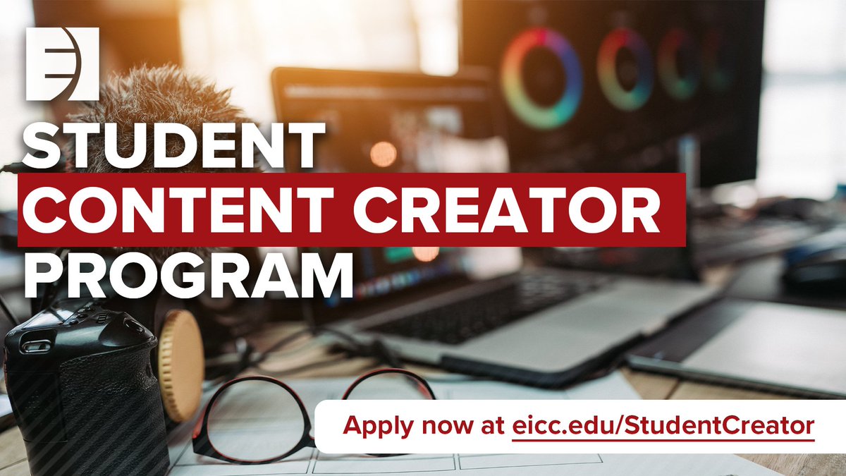 tweet_eicc's tweet image. 🌟 Why join the Student Creator program? 🌟 Gain real-world experience, develop your skills. build a professional portfolio, and receive mentorship and guidance. Don&apos;t miss out! Apply now eicc.edu/StudentCreator

#THECommunitysCollege #EICCStudentCreator