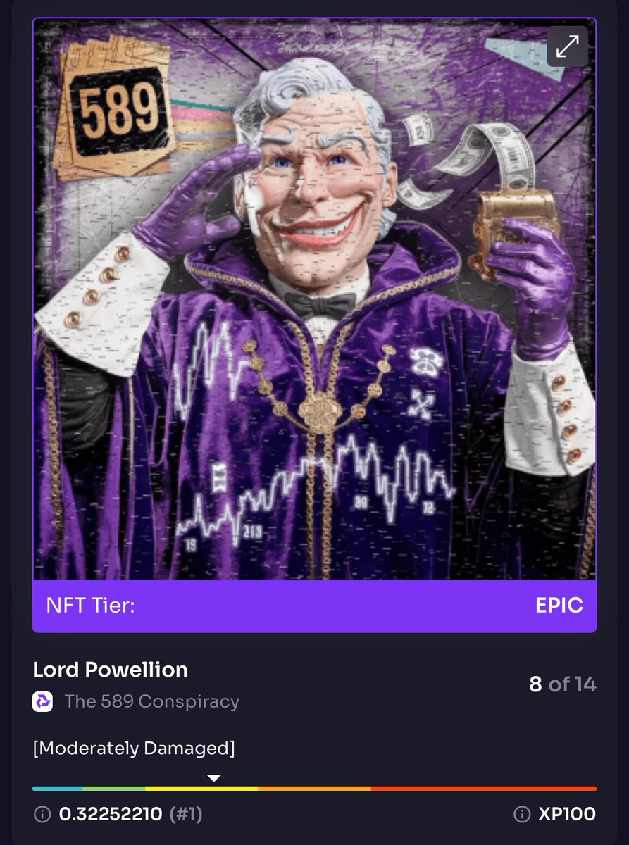 cloaked in velvet, silver-haired, and wielding a smirk sharp enough to move markets 📈—emerges from his hidden sanctum. A single cough shakes the financial world, sending traders into chaos 🫨. Legend has it he once lost control of his golden printer 🔑, unleashing a flood of