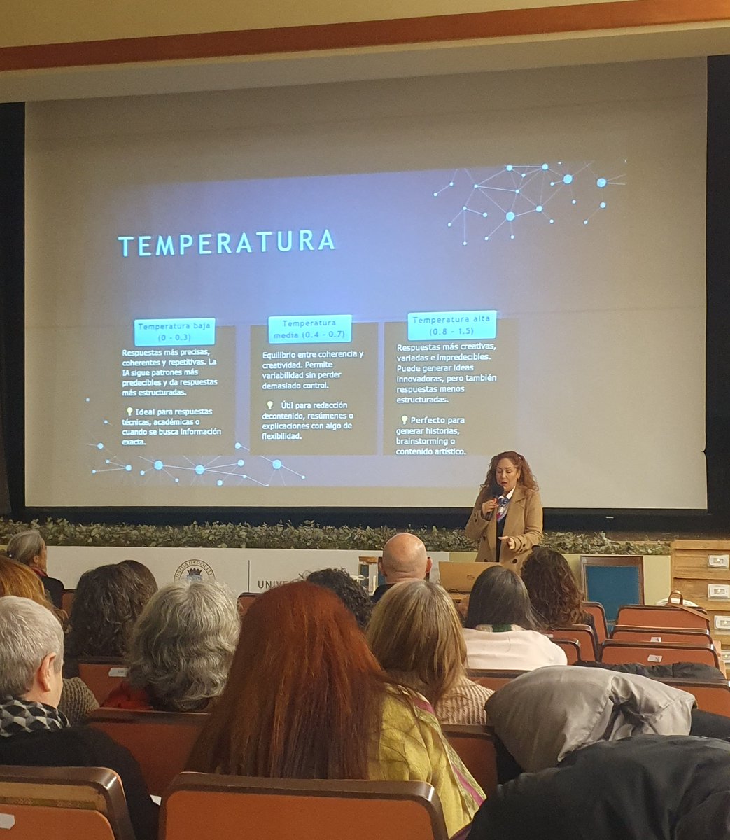 Tipos de #temperatura a la hora de generar un #Prompt : <a href="/Alegriabs/">Alegría Blázquez</a> @gateUPM #dominarlaIA #jcbupm25 #somosUPM #RectoradoUPM #CESAERlibrary #EELISAlibrary