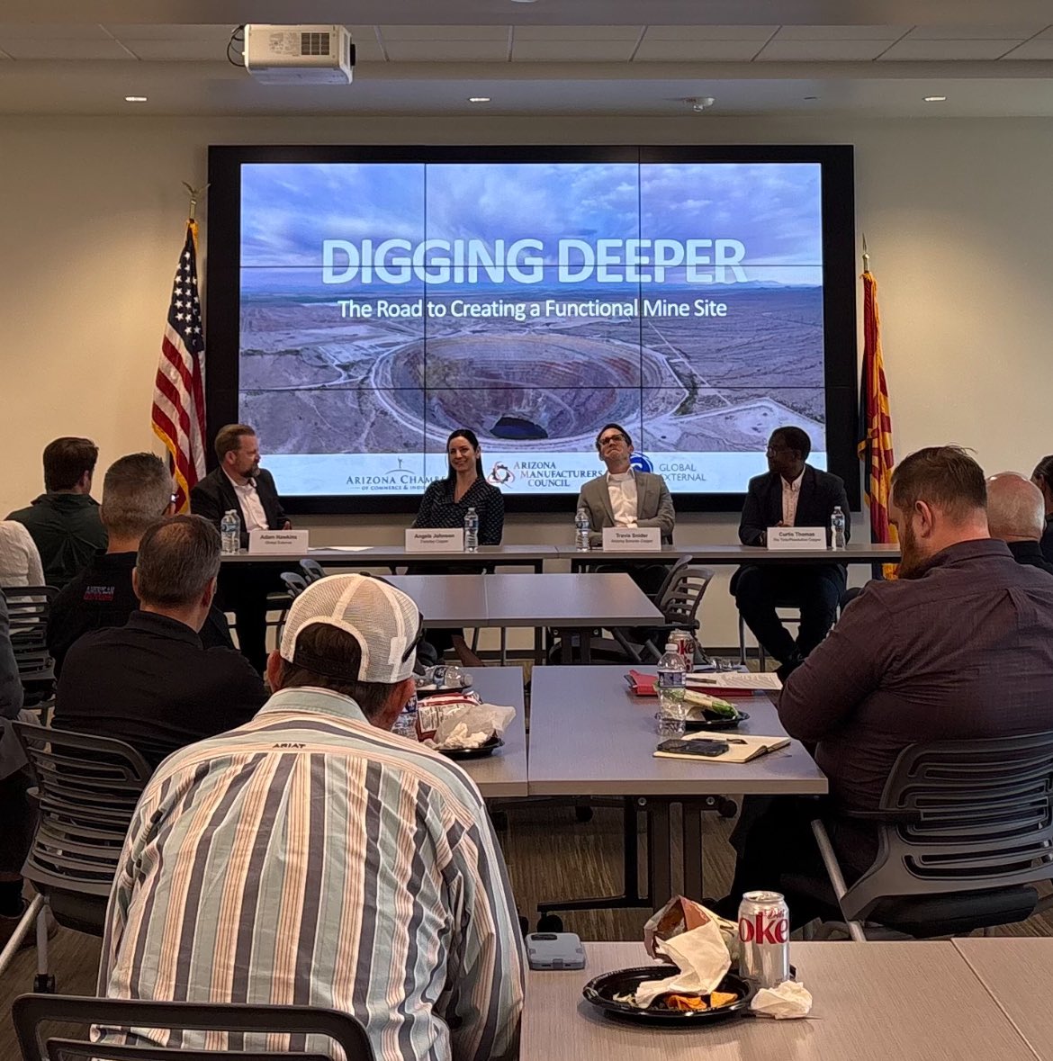 ⛏️ Digging deeper into Arizona’s mining industry!

Proud to partner with <a href="/AZManufacturing/">AMC</a> for an insightful discussion on the challenges and opportunities of developing a modern, sustainable mine—and why smart policies and regulatory certainty are key to driving innovation and