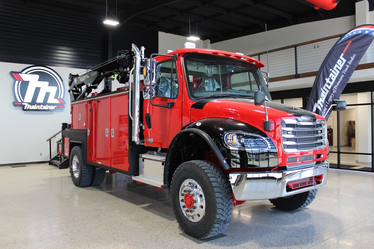 Maintainer Red and Black 🔴⚫
We are enjoying getting some good use out of our new showroom! The new showroom is for employees, the community and customers. We are happy to show and share it with you.

#Maintainer #servicetruck #service #Americanmade #mechanicstruck #worktrucks