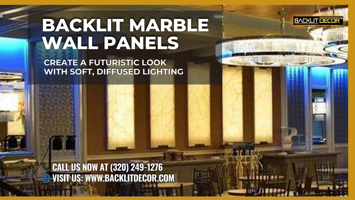 BacklitDecor's tweet image. Illuminate. Elevate. Inspire.
Turn ordinary walls into extraordinary focal points with Backlit Marble Wall Panels. These panels, a seamless blend of natural beauty and modern illumination, create an enticing ambiance of elegance.
backlitdecor.com

#LightArt #BacklitMarble