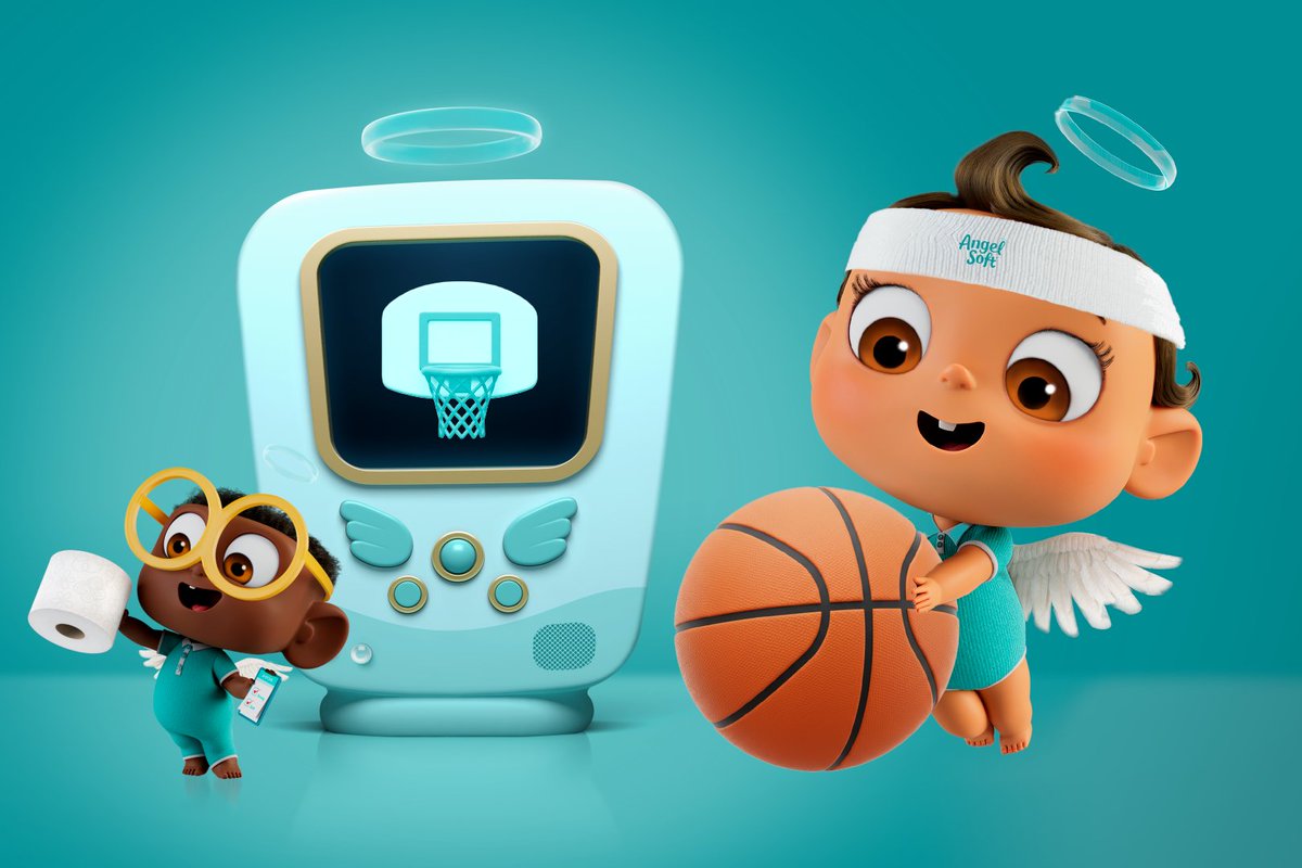 AngelSoft's tweet image. The Madness is here! So we’re firing up the Potty-tunity Processor to help you basketball superfans find the best times to swap your stadium seat for a toilet seat, without missing out on the action. Keep your eyes peeled 👀😊