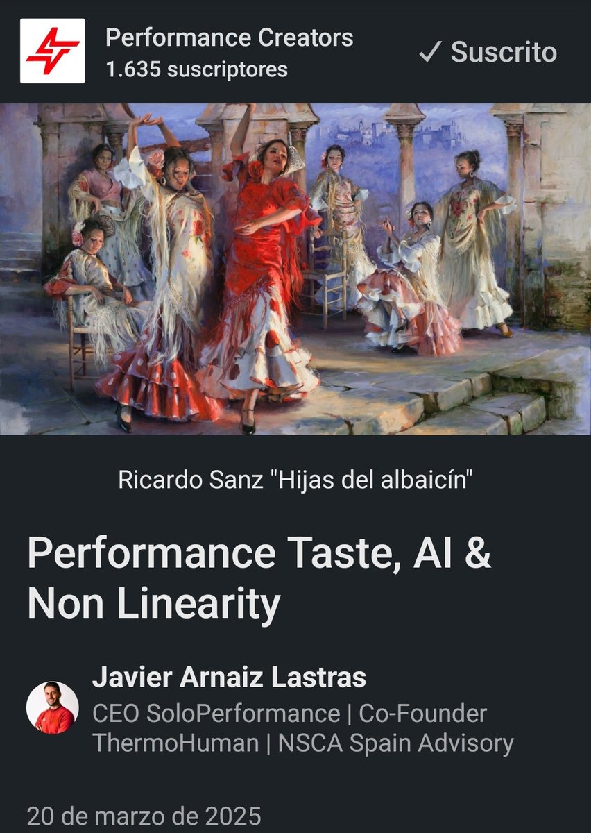 Performance Taste, AI &amp; Non Linearity 🔴
Performance Creators #0007
linkedin.com/pulse/performa…