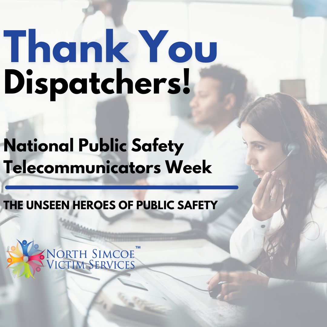 Happy National Public Safety Telecommunicators Week! 👨‍🚒🚑

 From April 13–19, 2025, we honour the amazing men and women who keep us safe during emergencies. Dispatchers are the first line of defence, answering 9-1-1 calls and coordinating responders. 🙌 #NPSTW #NSVS